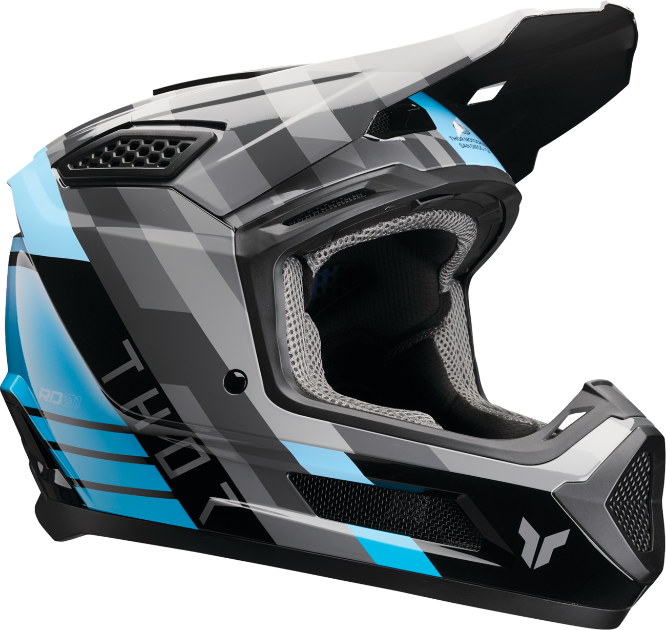 Adult - Thor Fleet Camber Helmet - Black/Teal
