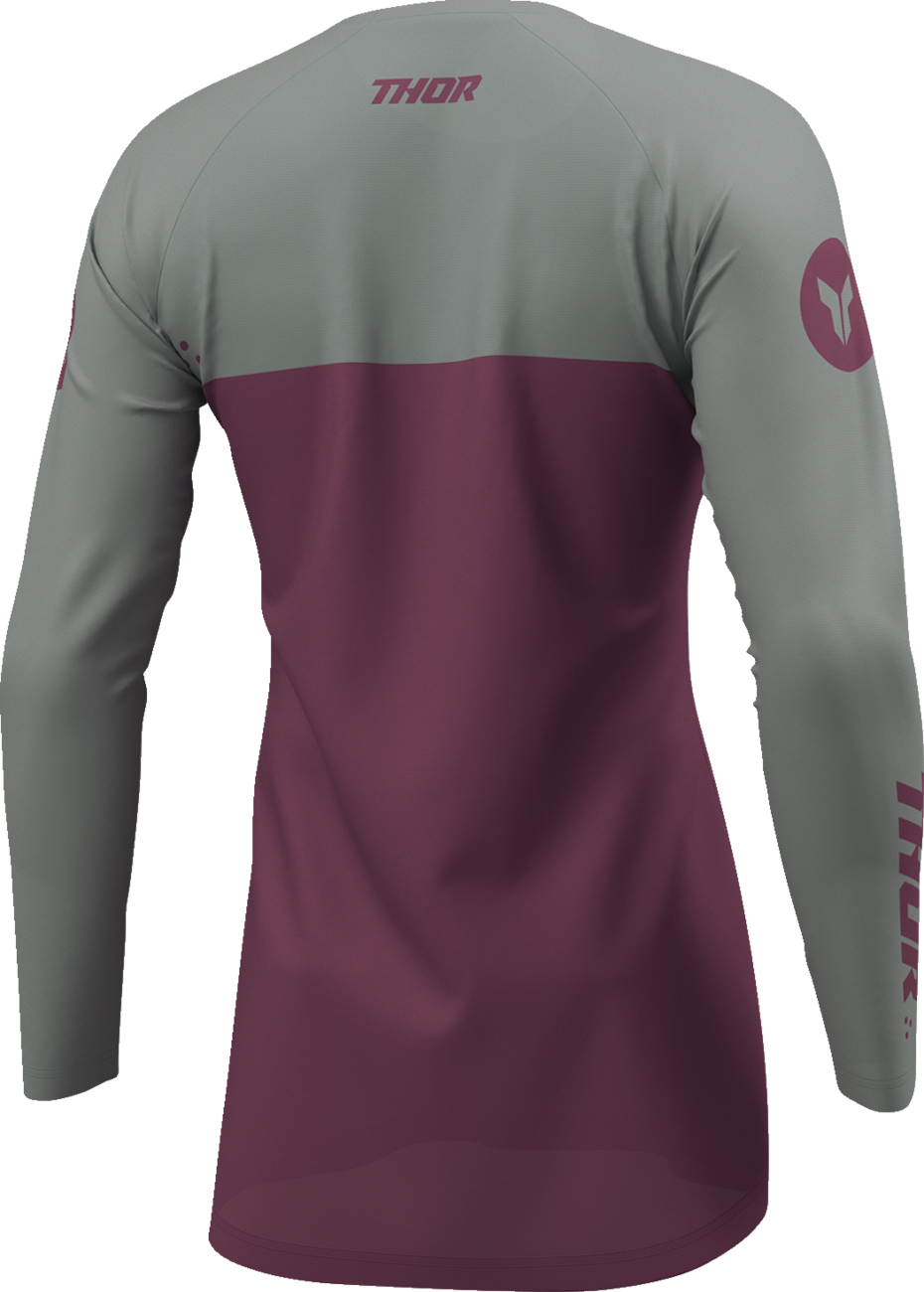 Adult - Thor Women's Ridemode Menace Jersey - Purple/Gray