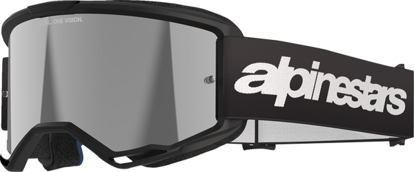 Alpinestars Vision 3 Goggle - Wordmark - Black