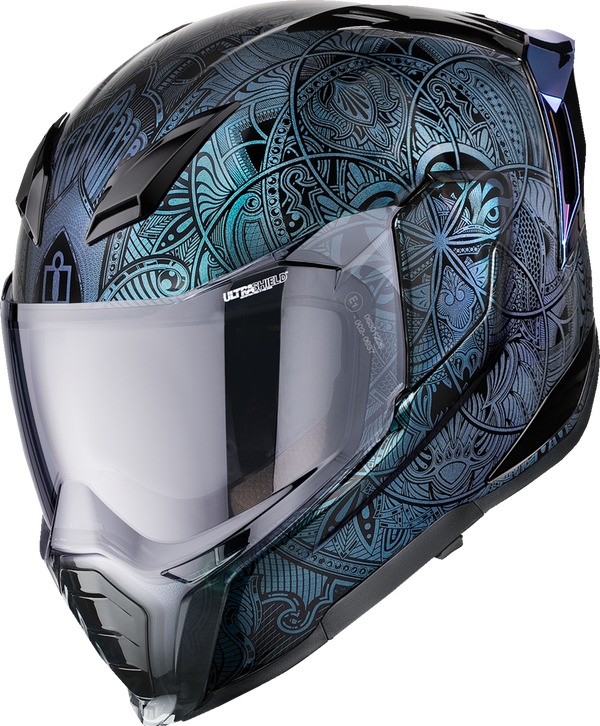 Adult - Icon Ultraflite™ Opal Mandala MIPS® Helmet - Blue