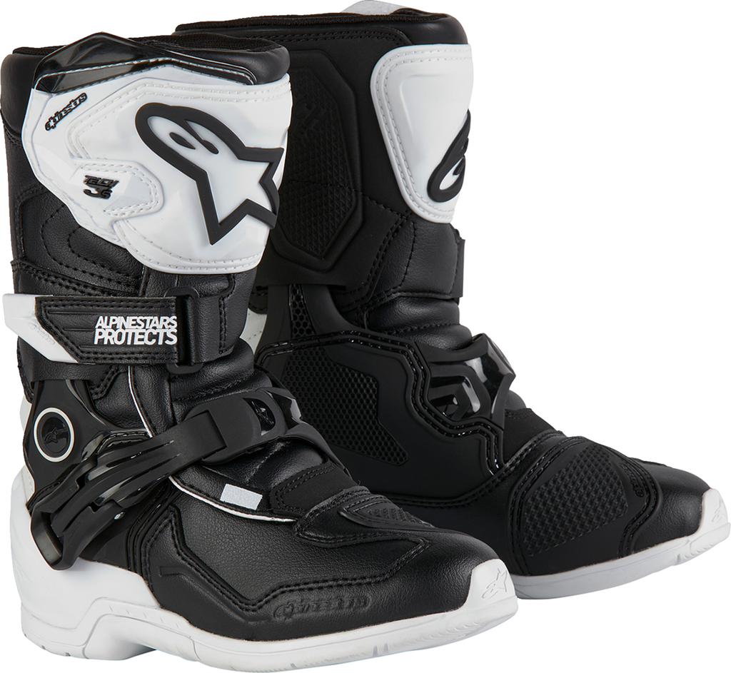 Adult - Alpinestars Kids Tech 3S Boots - Black/White