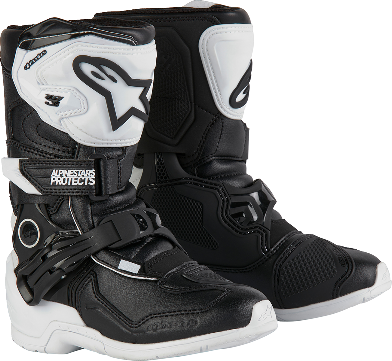 Adult - Alpinestars Kids Tech 3S Boots - Black/White