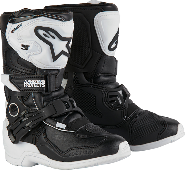 Adult - Alpinestars Kids Tech 3S Boots - Black/White