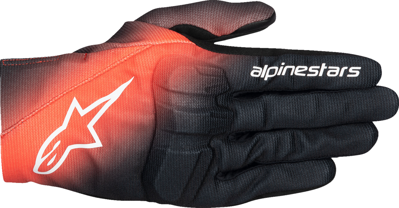Adult - Alpinestars Reef V2 Gloves - Black/Fluo Red/White