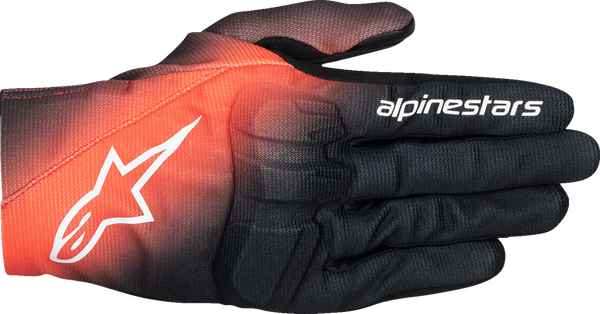 Adult - Alpinestars Reef V2 Gloves - Black/Fluo Red/White
