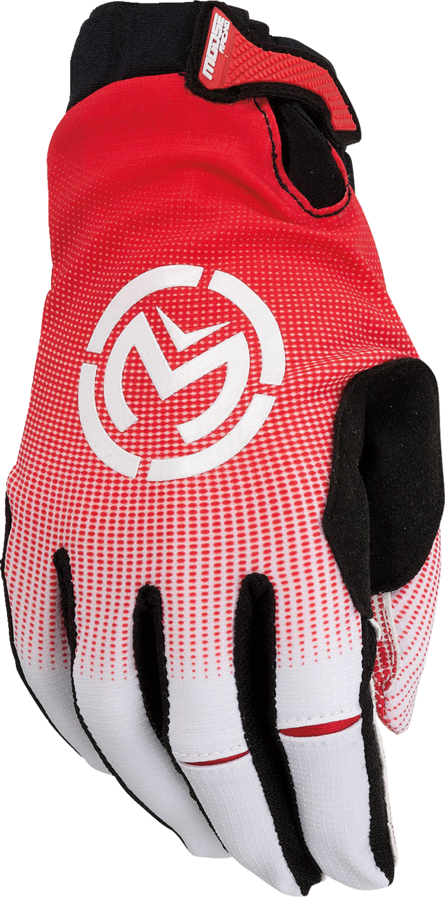 Adult - Moose SX1™ Gloves - Red/White