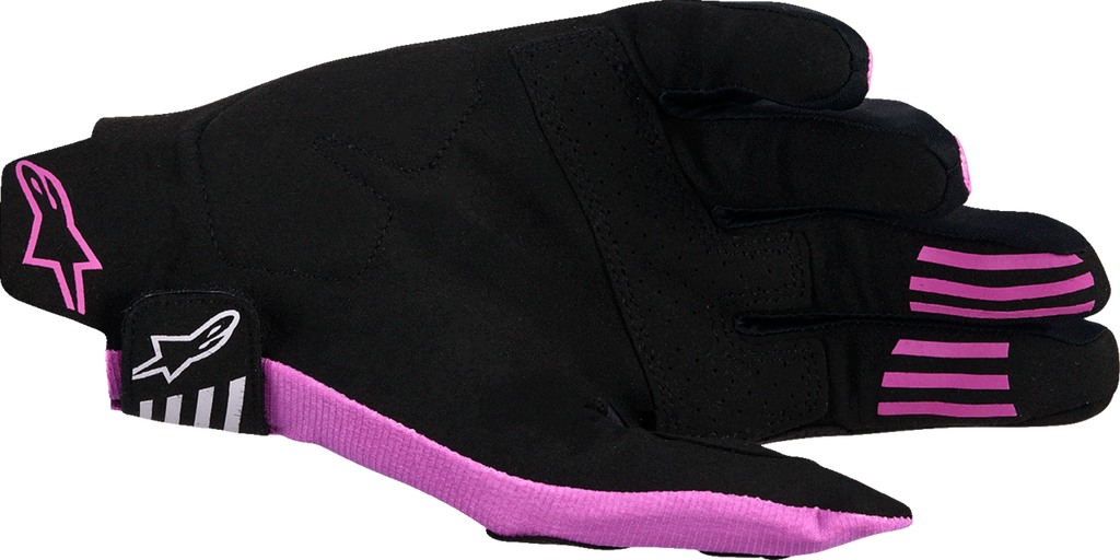 Adult - Alpinestars Techstar Gloves - Black/Light Gray/Purple