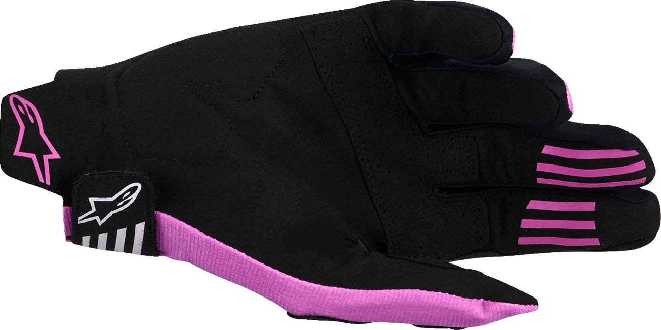 Adult - Alpinestars Techstar Gloves - Black/Light Gray/Purple