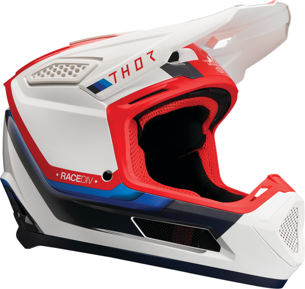 Adult - Thor Fleet Defy Helmet - White/Red/Blue