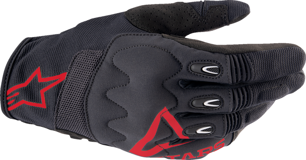 Adult - Alpinestars Techdura Gloves - Fire Red/Black