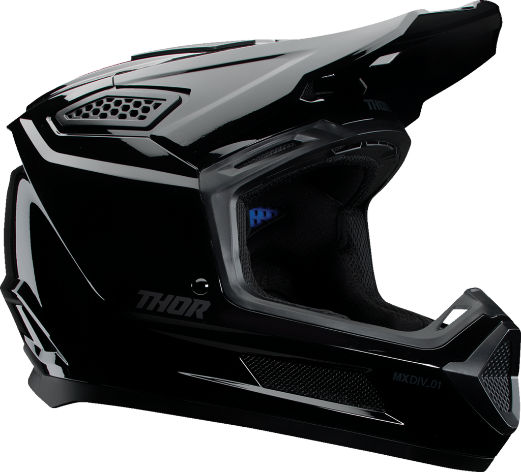 Adult - Thor Fleet Blackout Helmet - Gloss Black