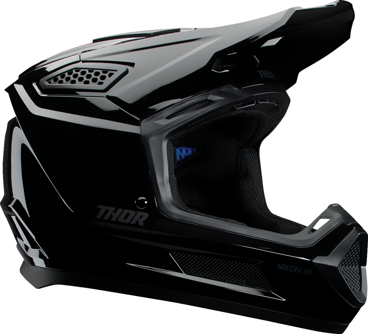 Adult - Thor Fleet Blackout Helmet - Gloss Black