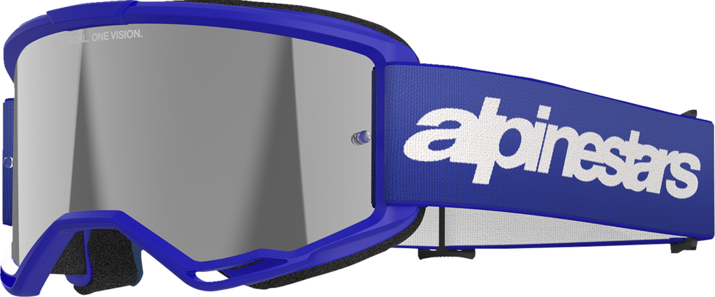 Alpinestars Vision 3 Goggle - Wordmark - Blue