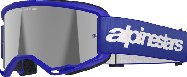 Alpinestars Vision 3 Goggle - Wordmark - Blue