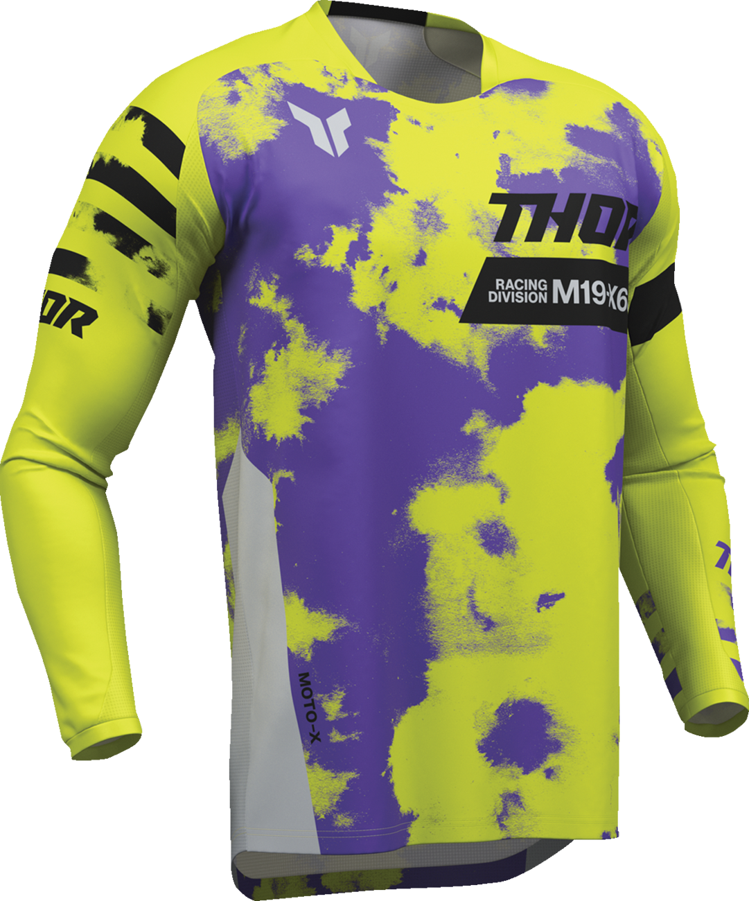 Youth - Thor Launchmode Bleach Jersey - Gray/Acid