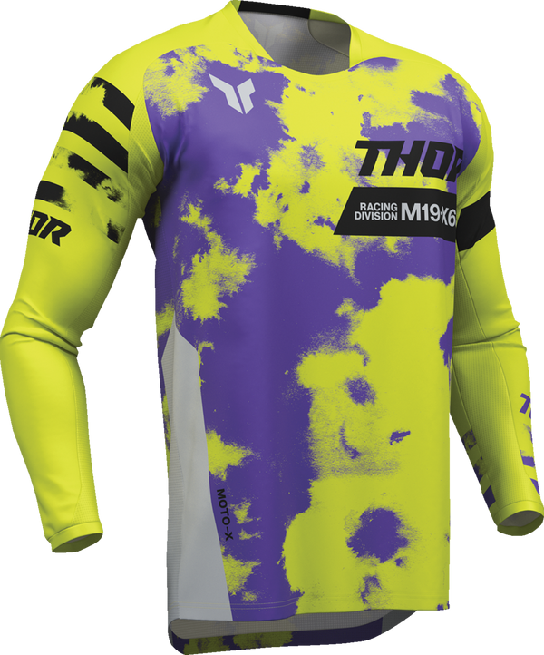 Youth - Thor Launchmode Bleach Jersey - Gray/Acid
