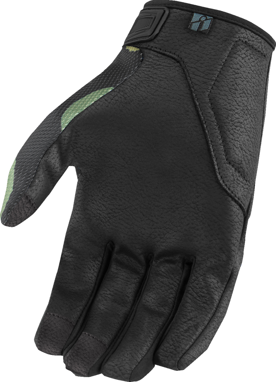 Adult - Icon Hooligan Magnacross™ Gloves - Camo Green