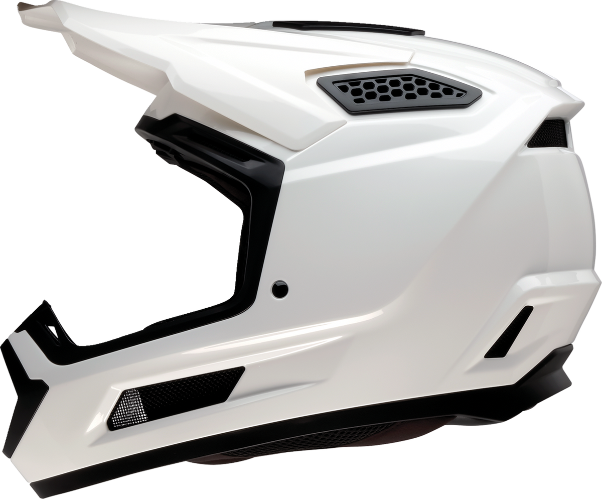 Adult - Z1R Dirt Maxx Solid Helmet - White