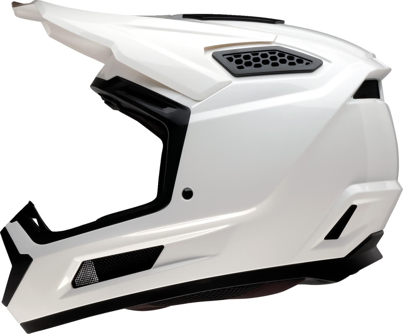 Adult - Z1R Dirt Maxx Solid Helmet - White