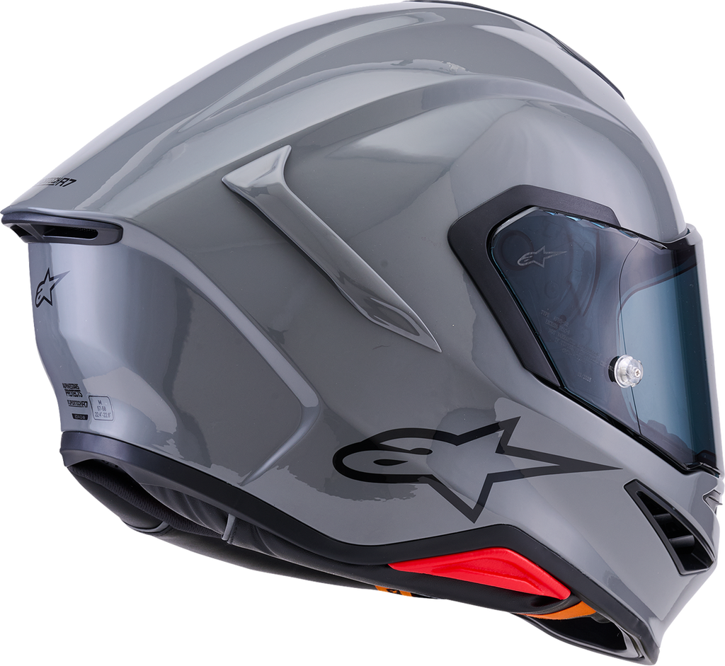 Adult - Alpinestars Supertech R7 Helmet - Gloss Gray