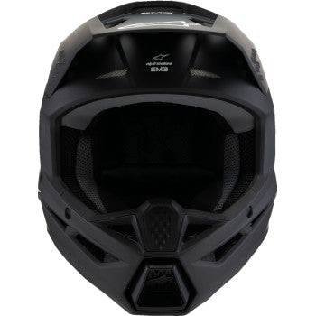 Alpinestars | SM3 | Youth Offroad MX Helmet | Solid Black | Youth Medium