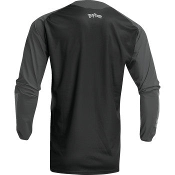 Thor | Terrain | Adult MX Jersey | Black/Charcoal | XL