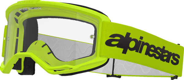 Alpinestars Vision 3 Goggle - Wordmark - Yellow