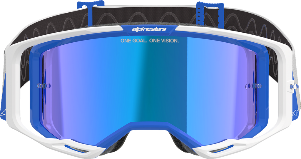 Alpinestars Vision 8 Goggle - Corp - Blue/White