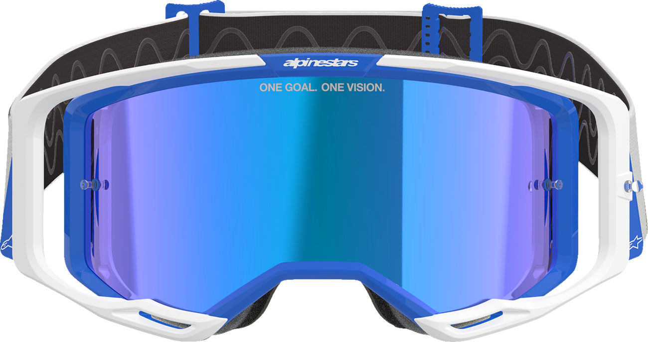 Alpinestars Vision 8 Goggle - Corp - Blue/White