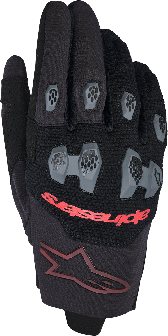 Adult - Alpinestars Pro-Dura Gloves - Black/Bright Red