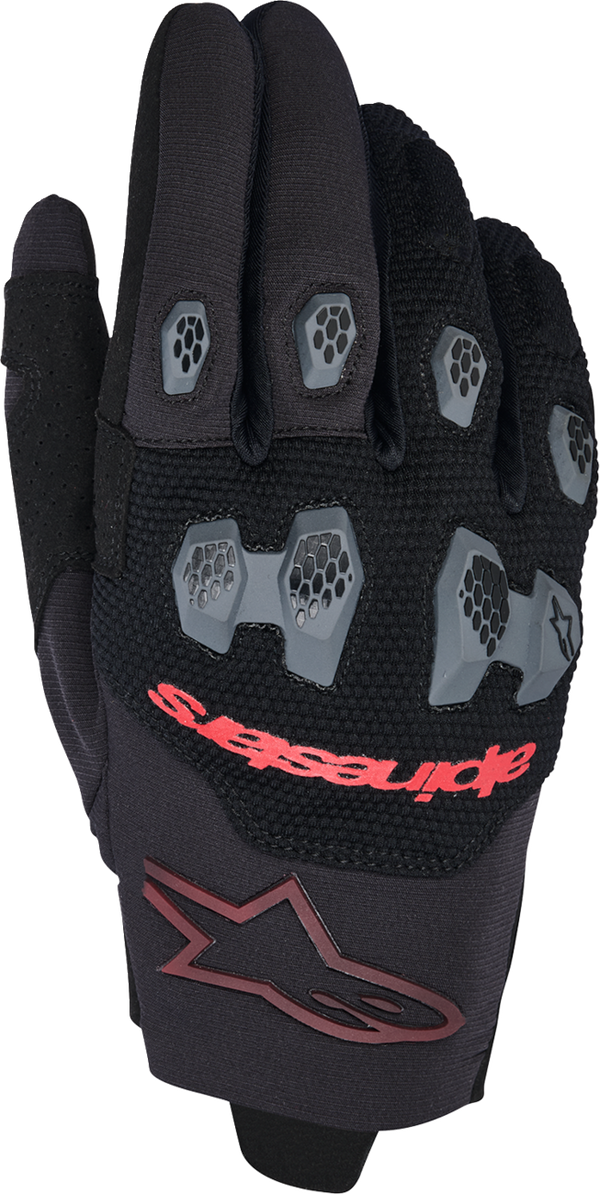 Adult - Alpinestars Pro-Dura Gloves - Black/Bright Red
