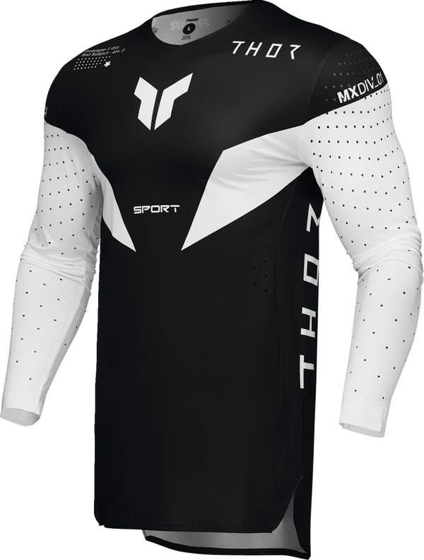 Adult - Thor Sportmode Strike Jersey — White/Black