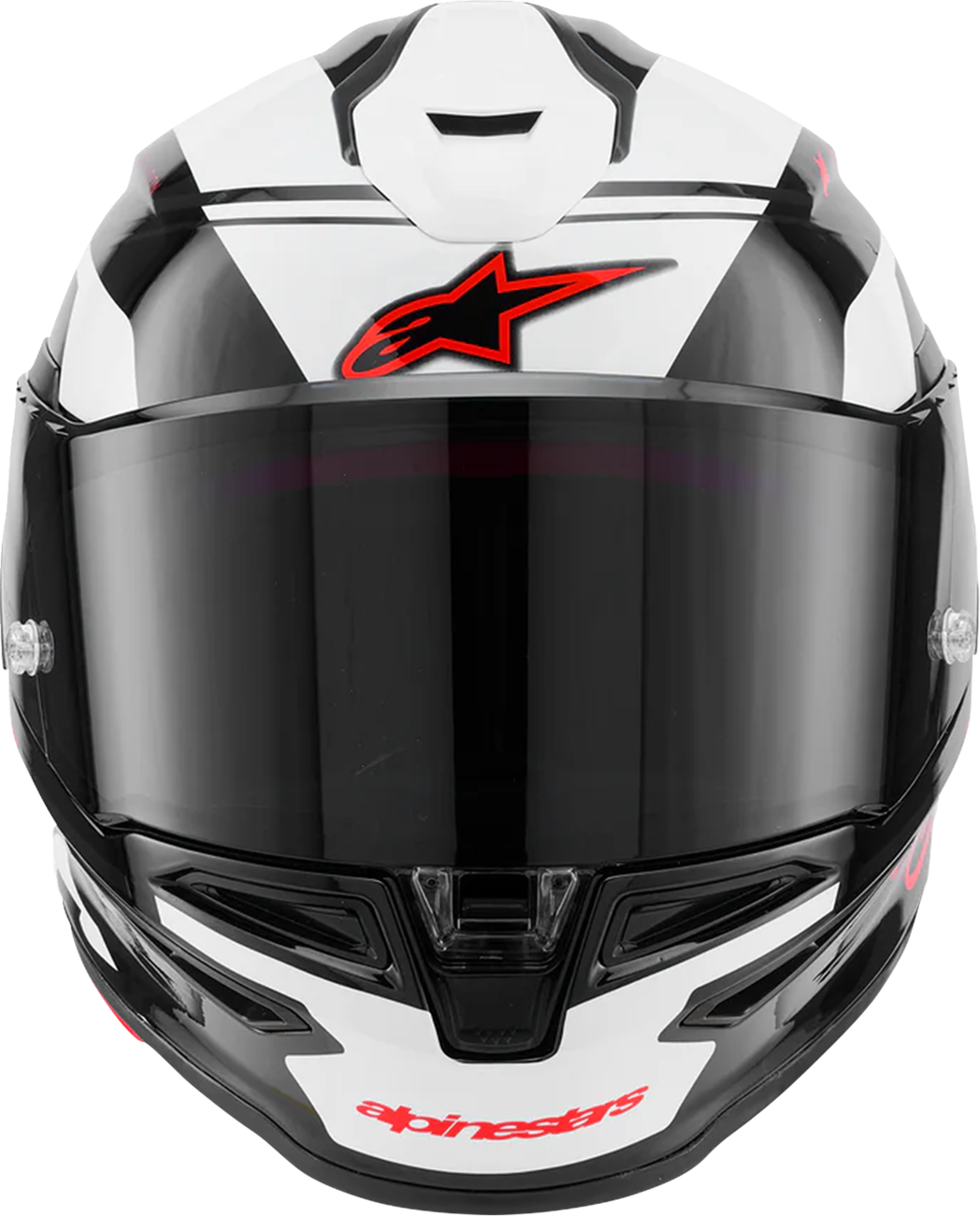 Adult - Alpinestars Supertech R7 A-Core Helmet - Gloss Black/White/Red