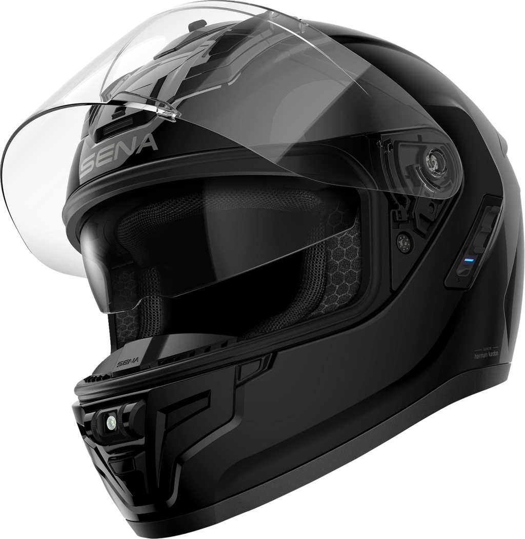 Adult - Sena Phantom Helmet - Gloss Black