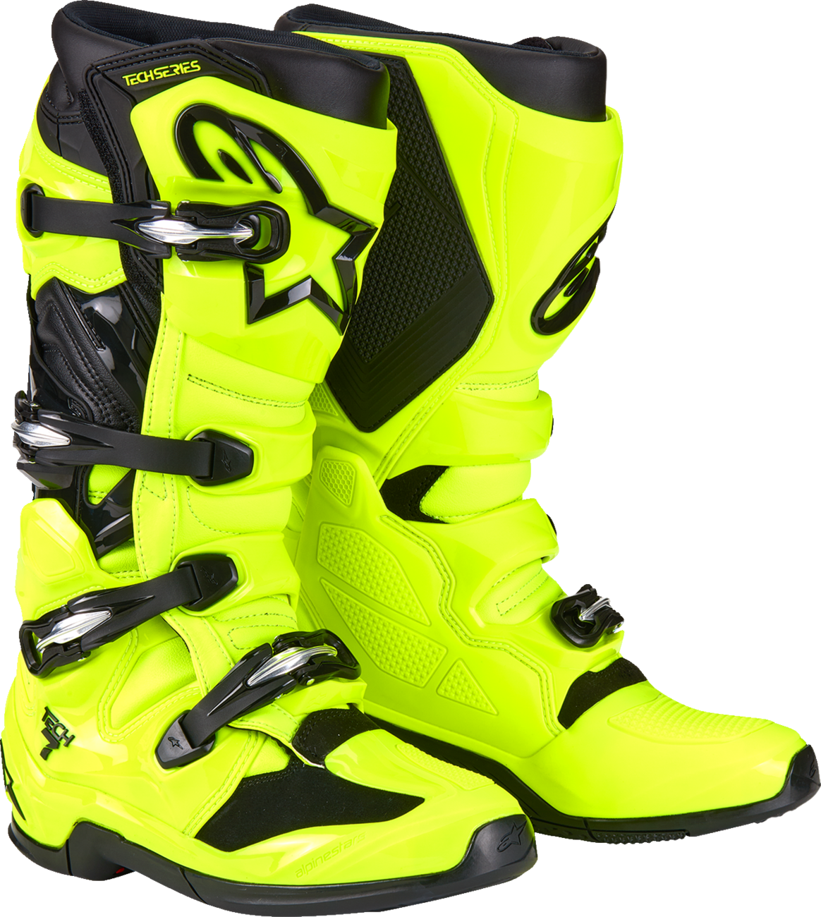 Adult - Alpinestars Tech 7 Boots - Fluorescent Yellow/Black