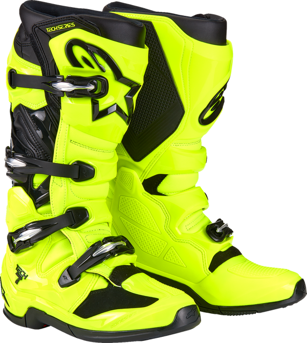 Adult - Alpinestars Tech 7 Boots - Fluorescent Yellow/Black