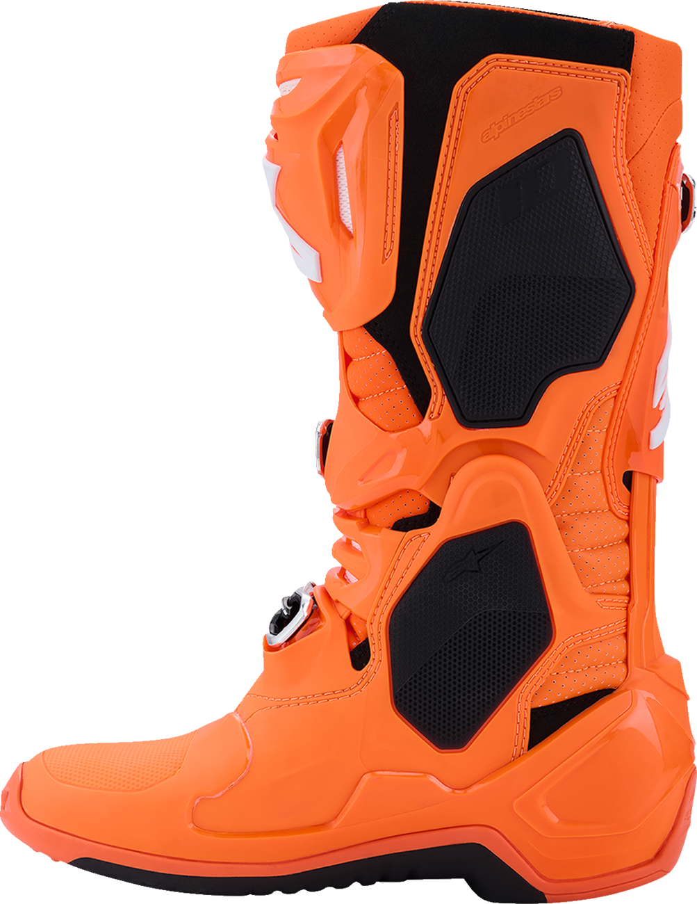 Adult - Alpinestars Tech 10 Supervented Boots - Fluorescent Orange/Black/White