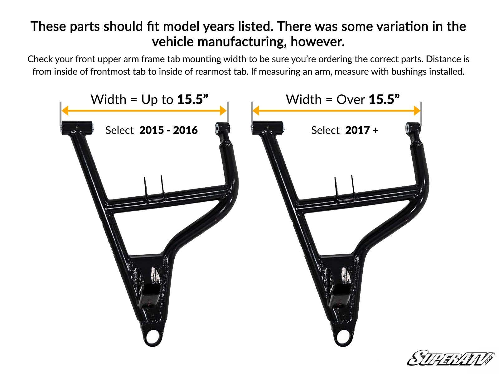 POLARIS RZR 4 900 HIGH-CLEARANCE FRONT A-ARMS