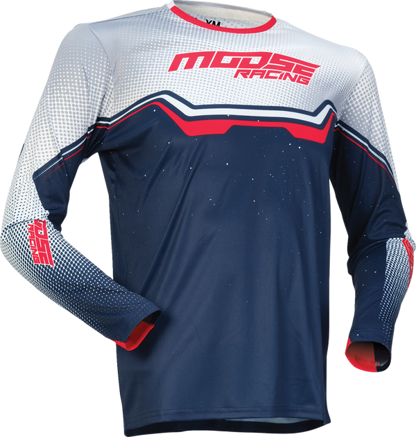 Youth - Moose Qualifier® Jersey - Red/White/Blue