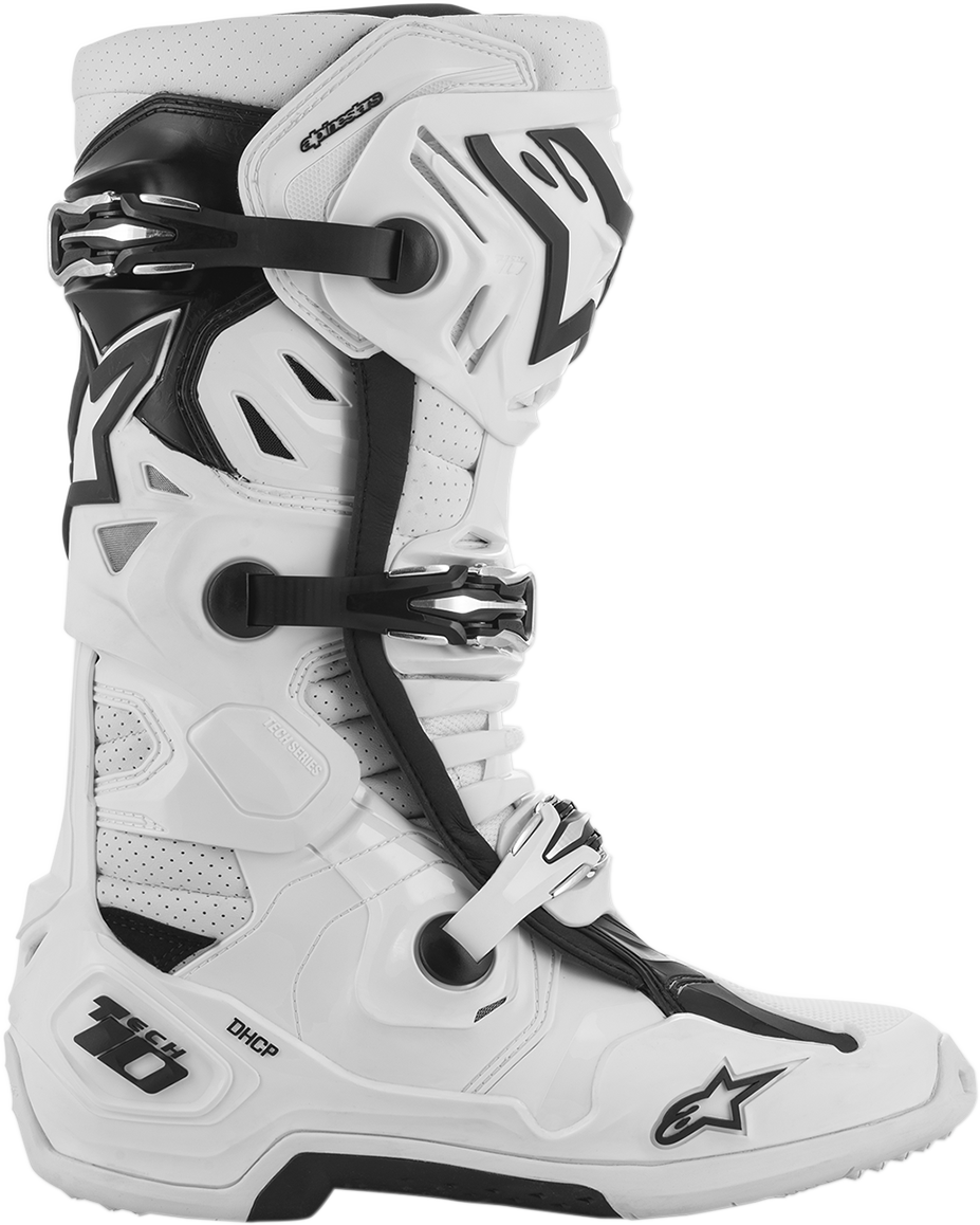 Adult - Alpinestars Tech 10 Supervented Boots - White