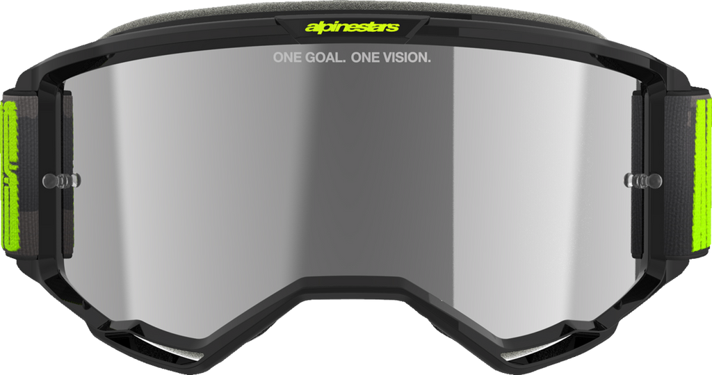 Alpinestars Vision 5 Goggle - Hollow - Charcoal/Yellow Fluo