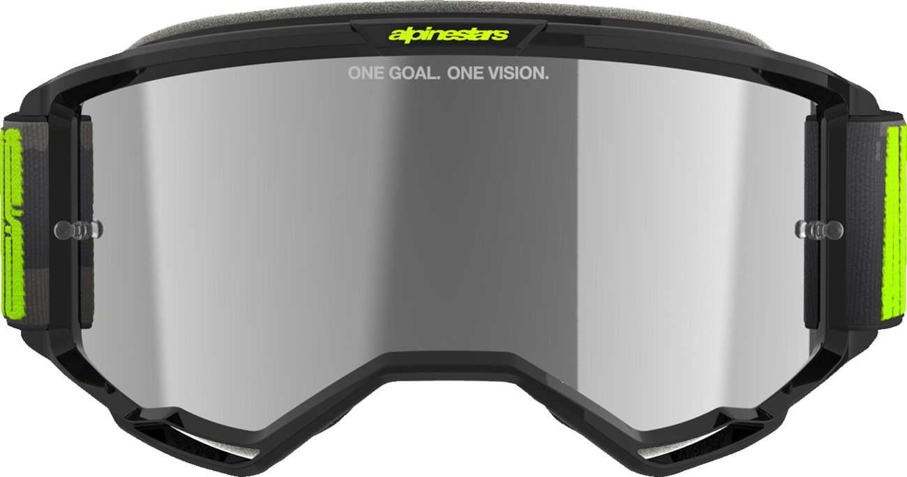 Alpinestars Vision 5 Goggle - Hollow - Charcoal/Yellow Fluo