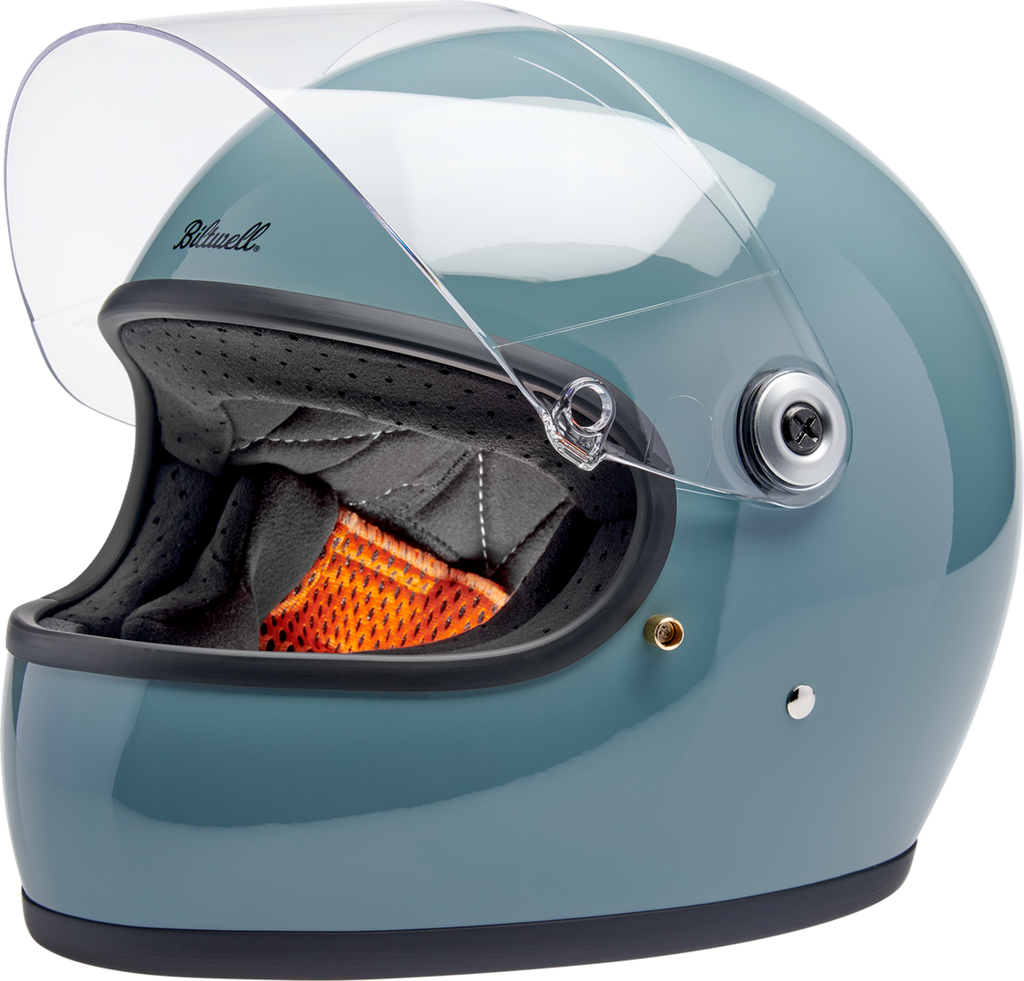 Adult - Biltwell Gringo S Helmet - Gloss Agave Blue