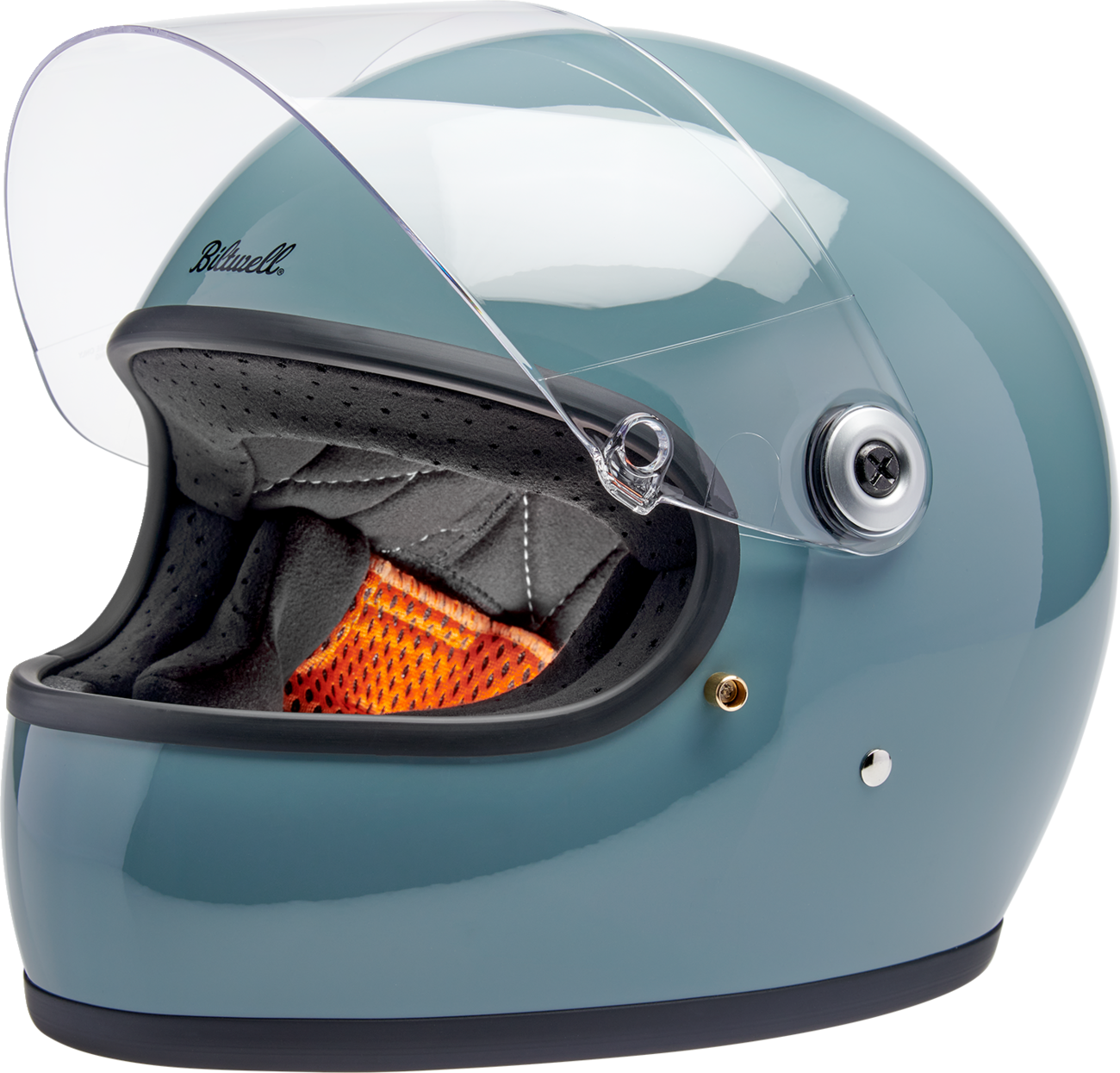 Adult - Biltwell Gringo S Helmet - Gloss Agave Blue
