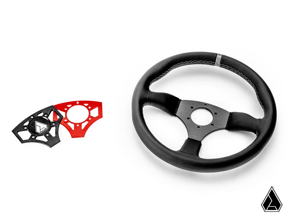 ASSAULT INDUSTRIES 350R LEATHER UTV STEERING WHEEL