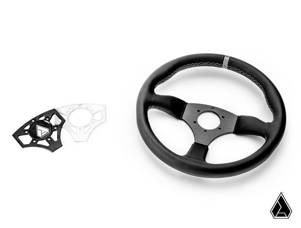 ASSAULT INDUSTRIES 350R LEATHER UTV STEERING WHEEL