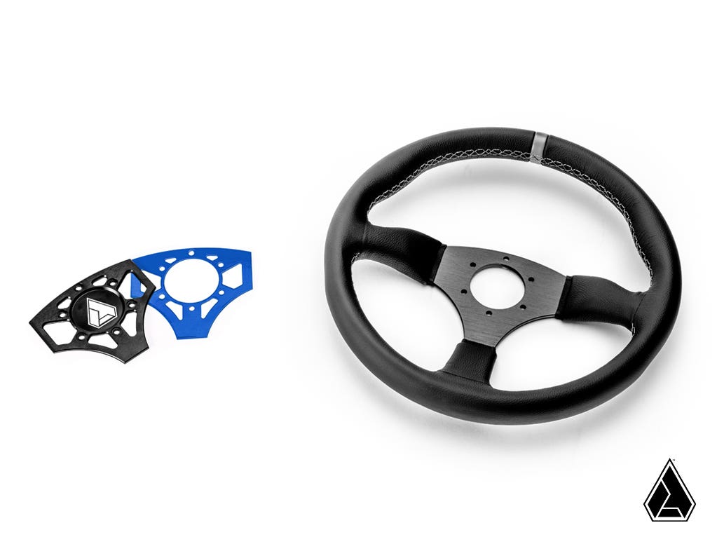 ASSAULT INDUSTRIES 350R LEATHER UTV STEERING WHEEL