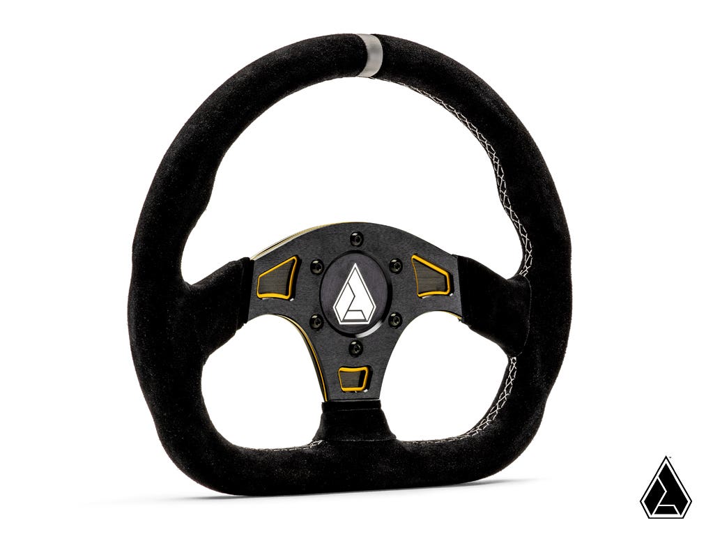 SUEDE BALLISTIC "D" UTV STEERING WHEEL
