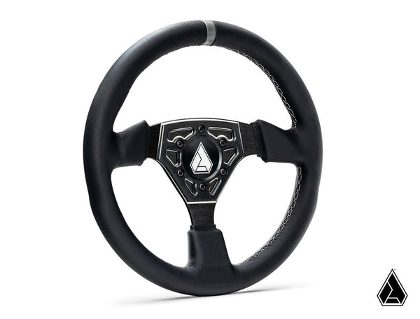 ASSAULT INDUSTRIES UNIVERSAL NAVIGATOR LEATHER UTV STEERING WHEEL