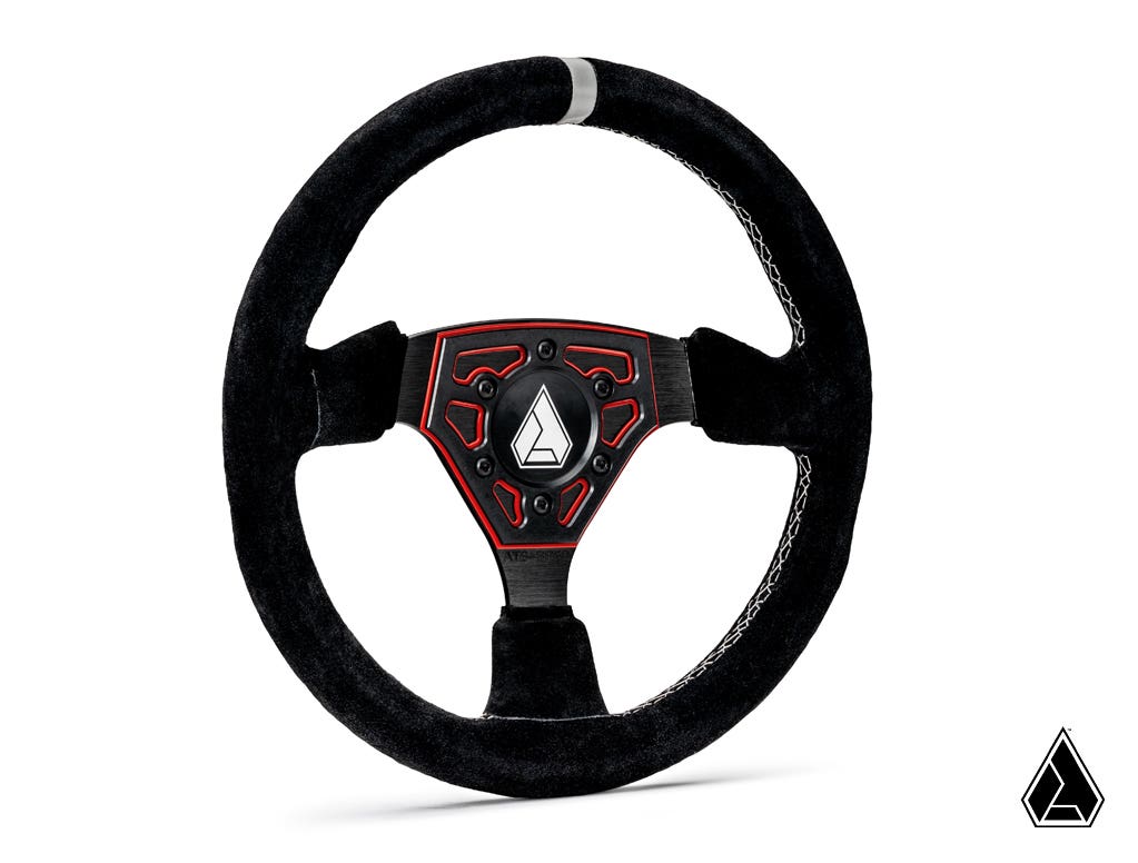 ASSAULT INDUSTRIES UNIVERSAL NAVIGATOR SUEDE UTV STEERING WHEEL